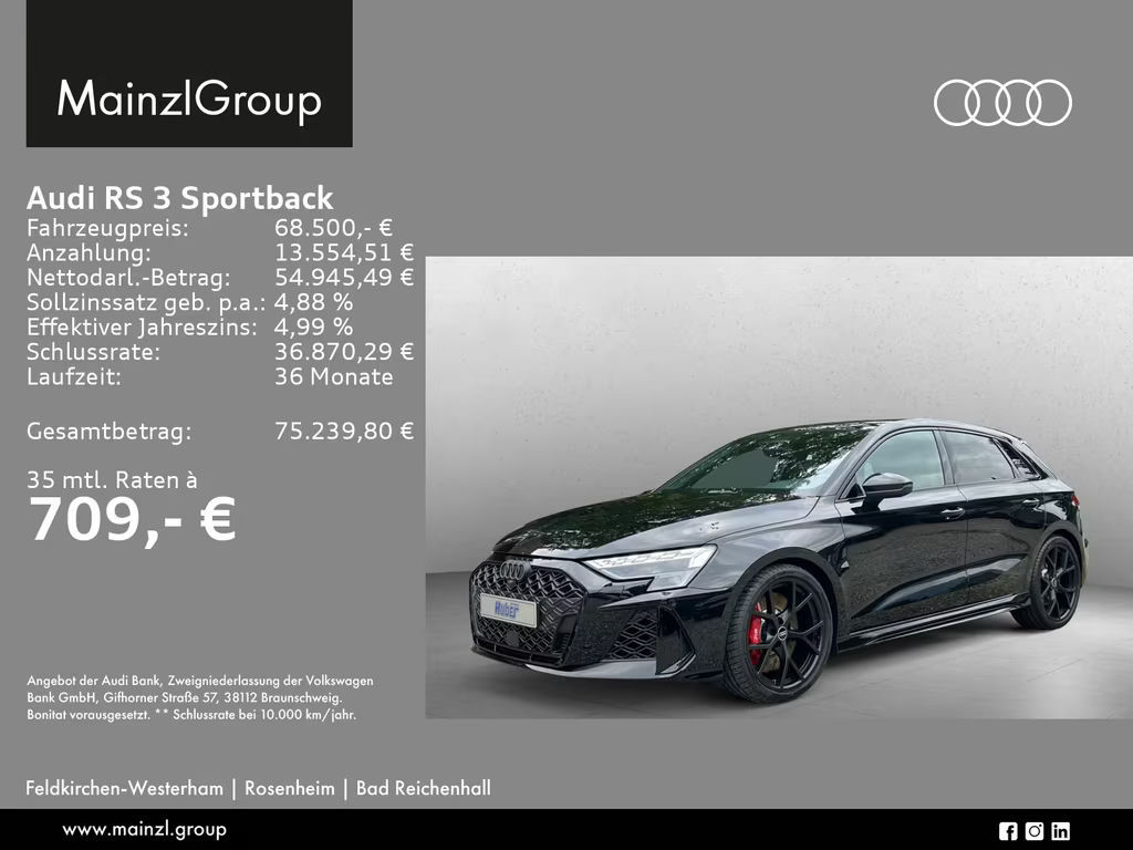 Audi RS3 2025 Benzine