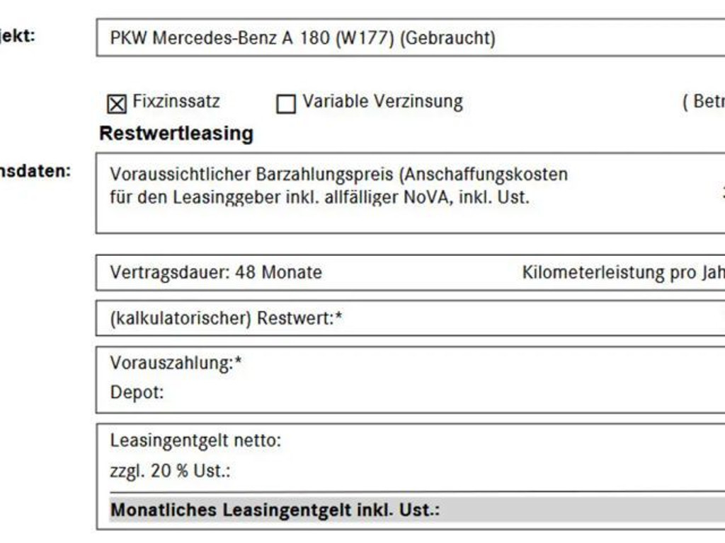 Mercedes-Benz A-Klasse