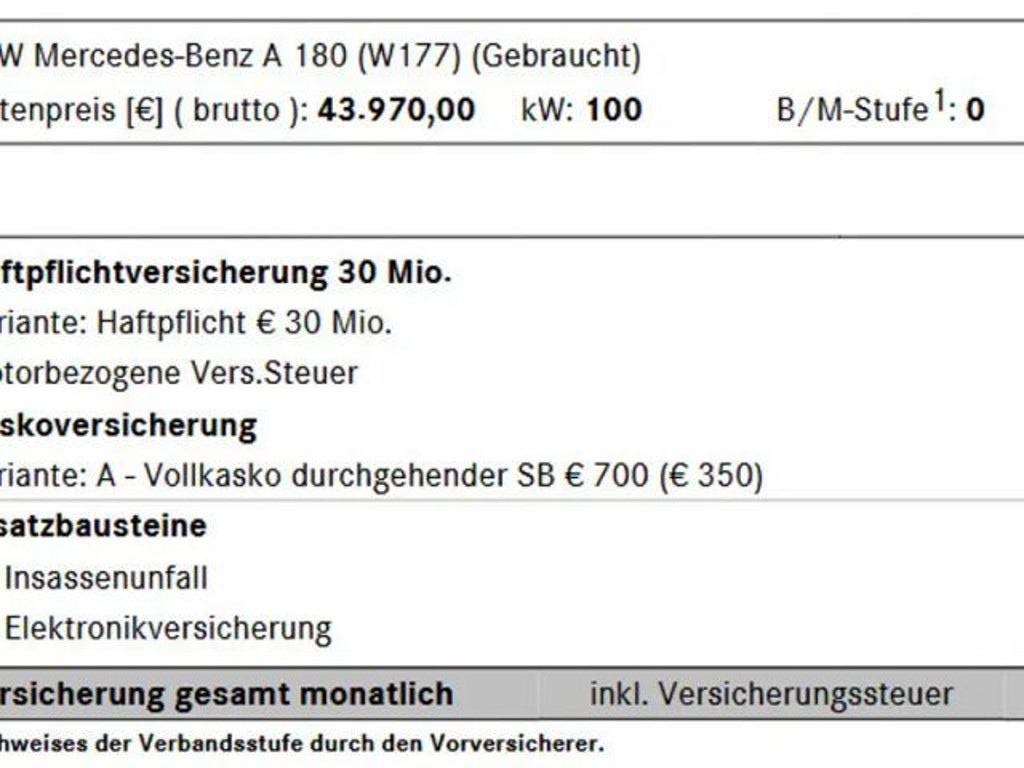 Mercedes-Benz A-Klasse