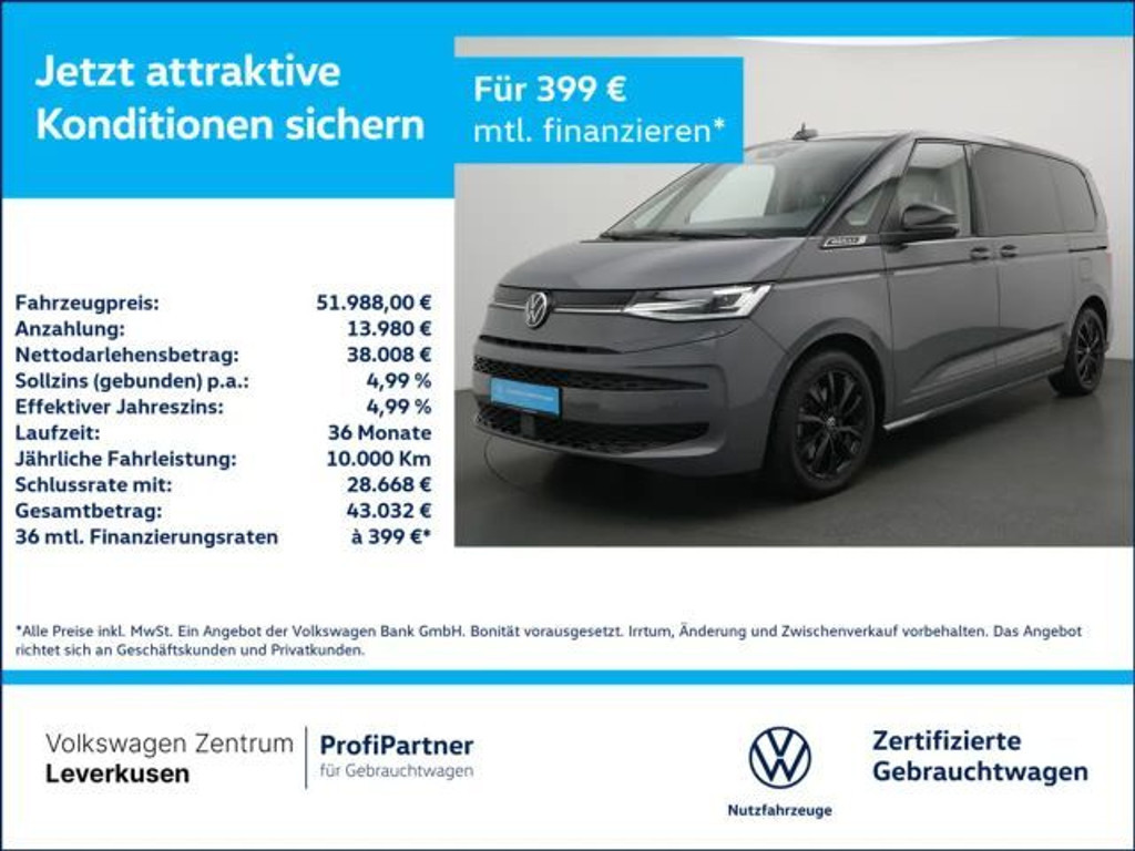 Volkswagen Multivan 2024 Benzine