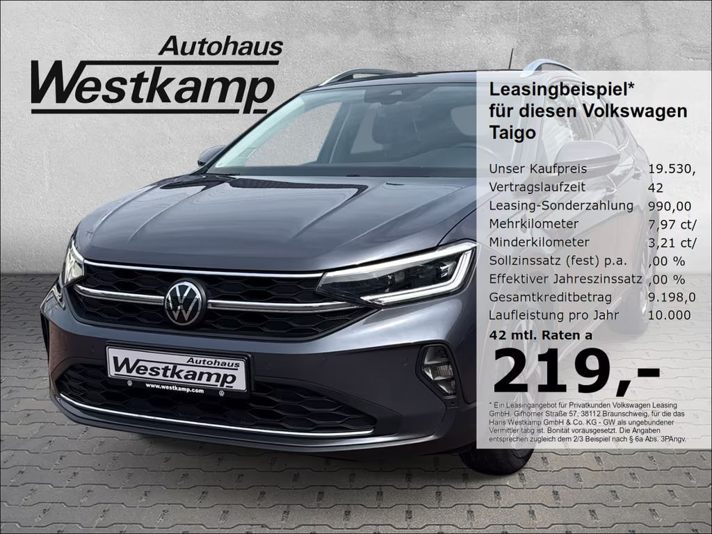 Volkswagen Taigo 2023 Benzine
