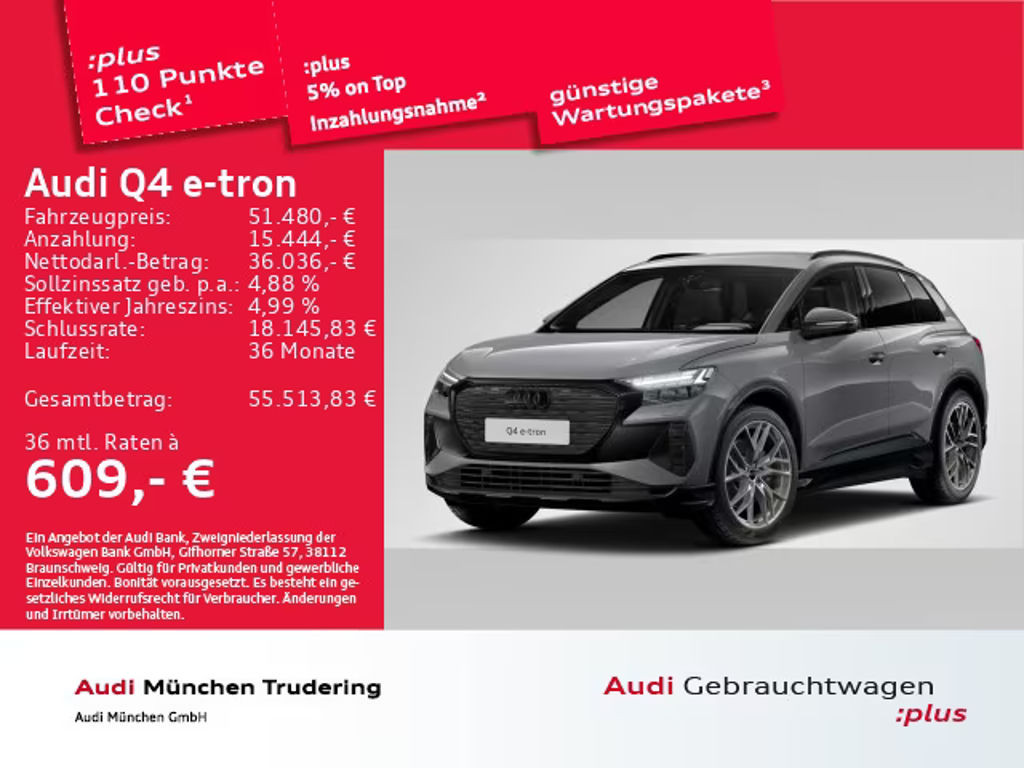 Audi Q4 e-tron 2025 Elektrisch