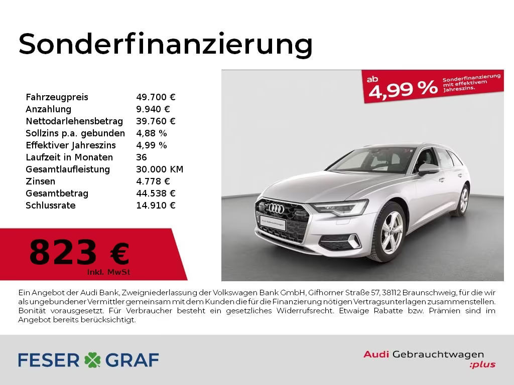 Audi A6 2025 Hybride Benzine