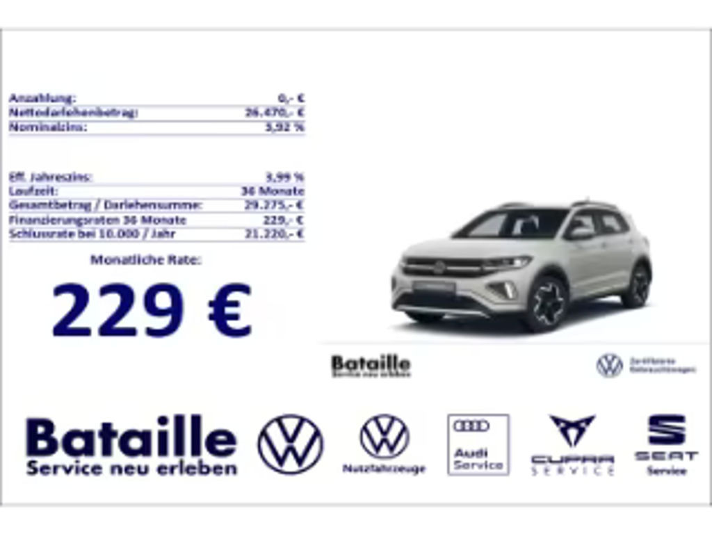 Volkswagen T-Cross 2025 Benzine