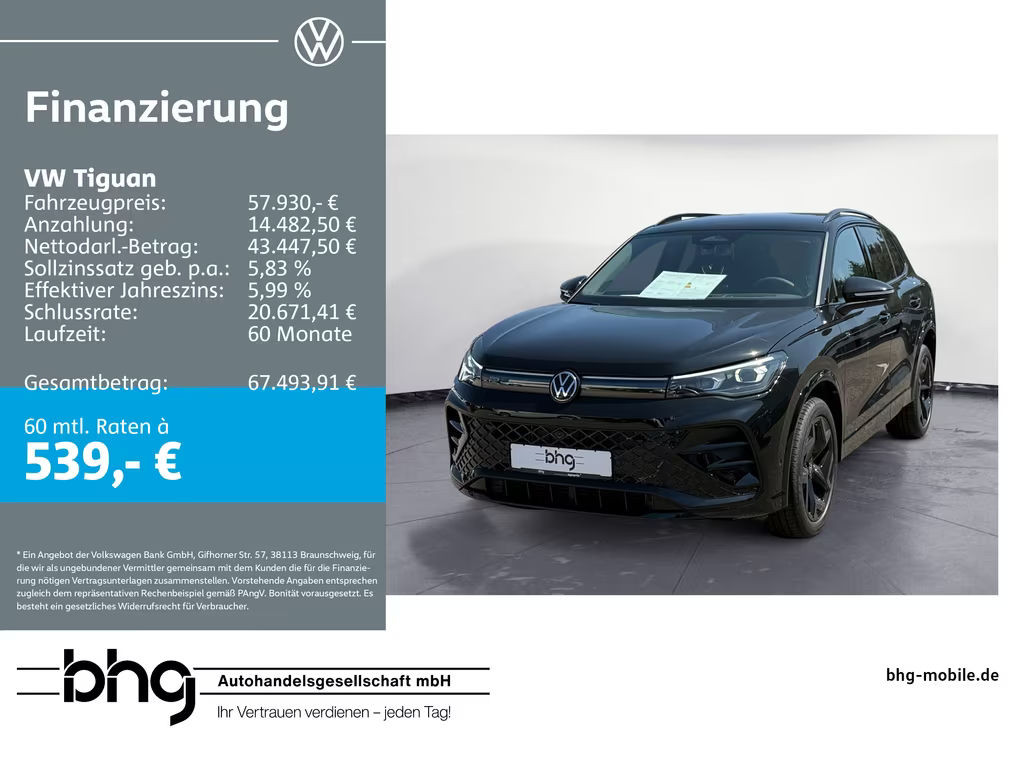 Volkswagen Tiguan 2025 Benzine