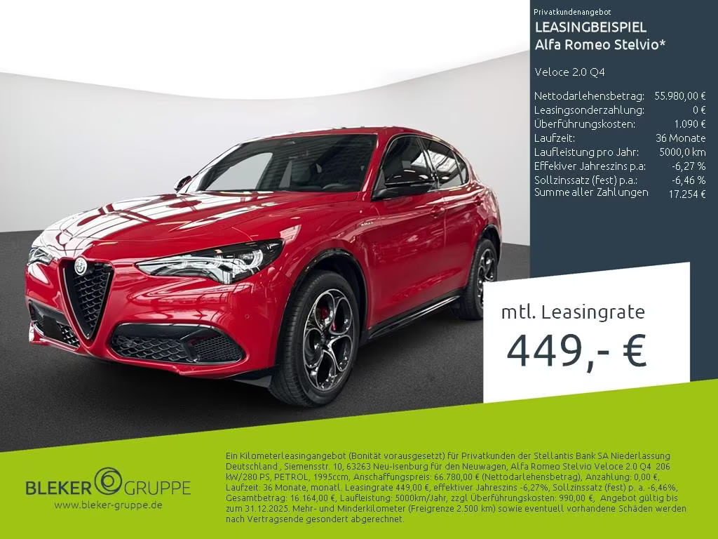 Alfa Romeo Stelvio 2025 Benzine