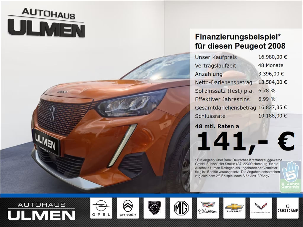 Peugeot e-2008 2021 Elektrisch