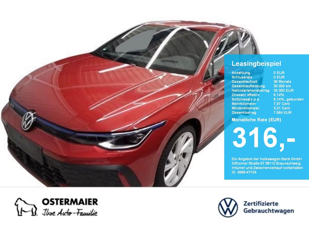 Volkswagen Golf 2025 Hybride Benzine