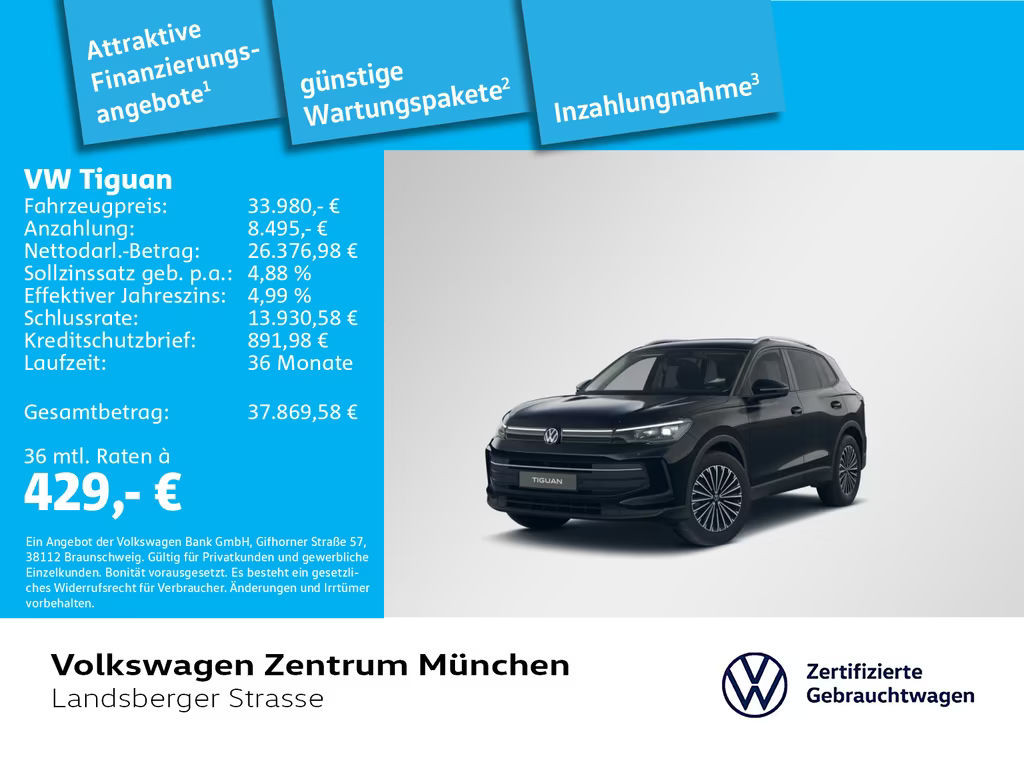Volkswagen Tiguan 2025 Benzine
