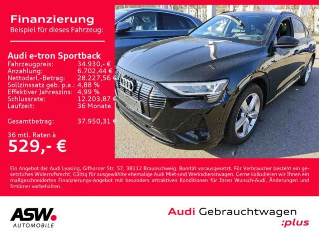 Audi e-tron 2022 Elektrisch