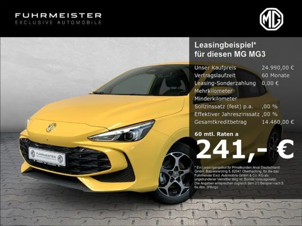 MG MG3 2026 Hybride Benzine