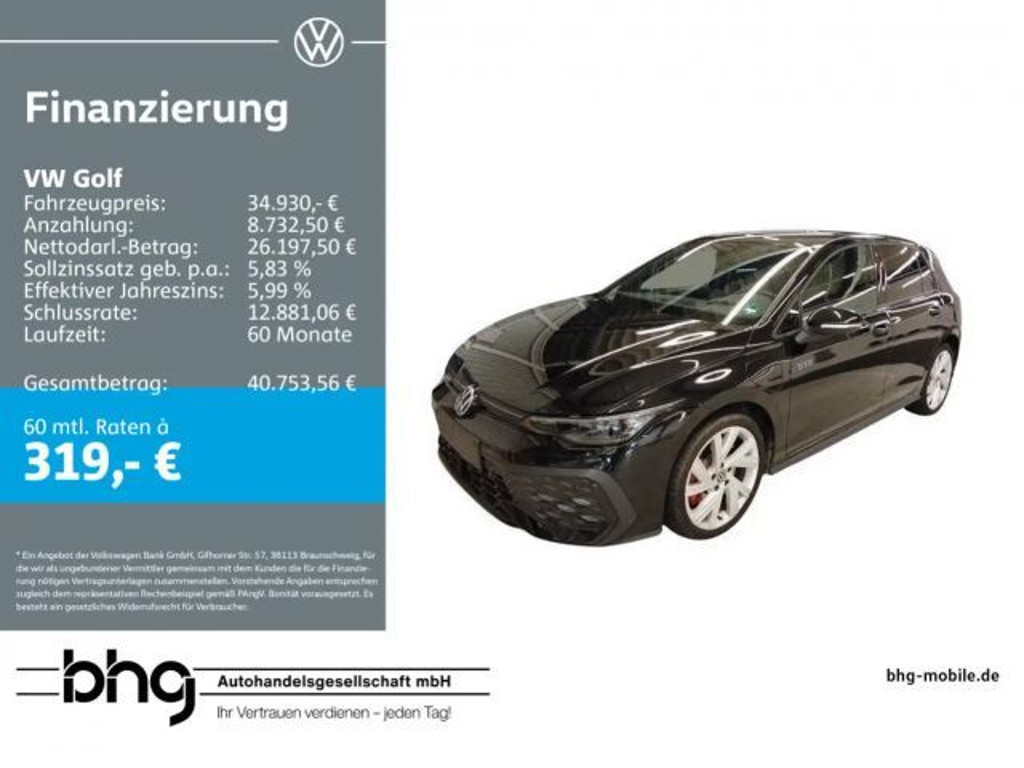 Volkswagen Golf 2025 Hybride Benzine