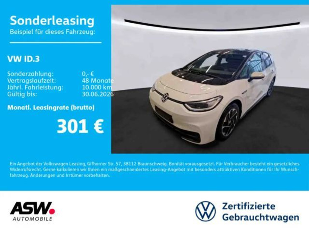 Volkswagen ID.3 2022 Elektrisch