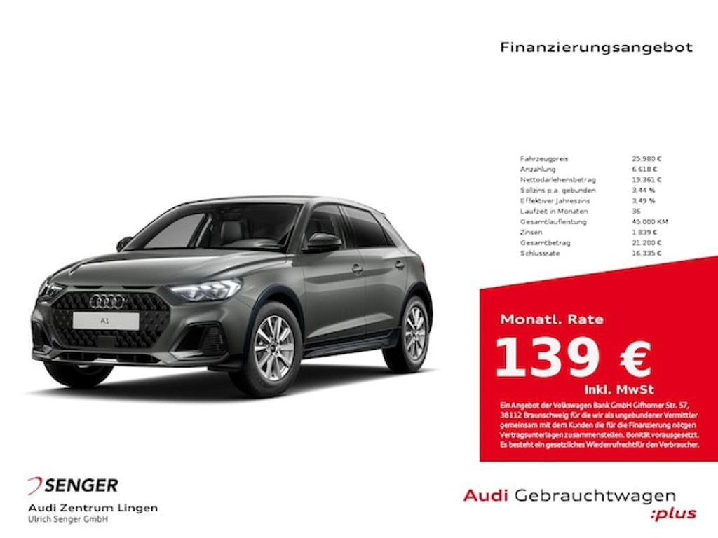 Audi A1 2025 Benzine