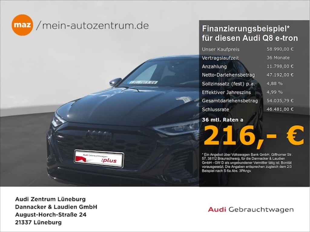 Audi Q8 e-tron 2023 Elektrisch
