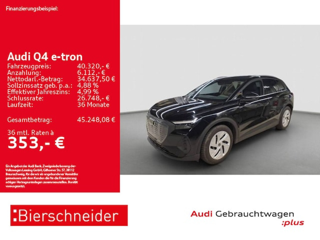 Audi Q4 e-tron 2025 Elektrisch