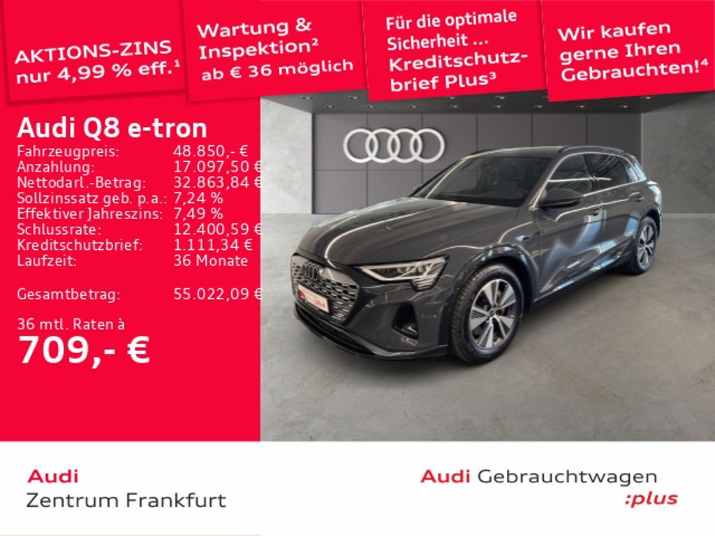 Audi Q8 e-tron 2024 Elektrisch