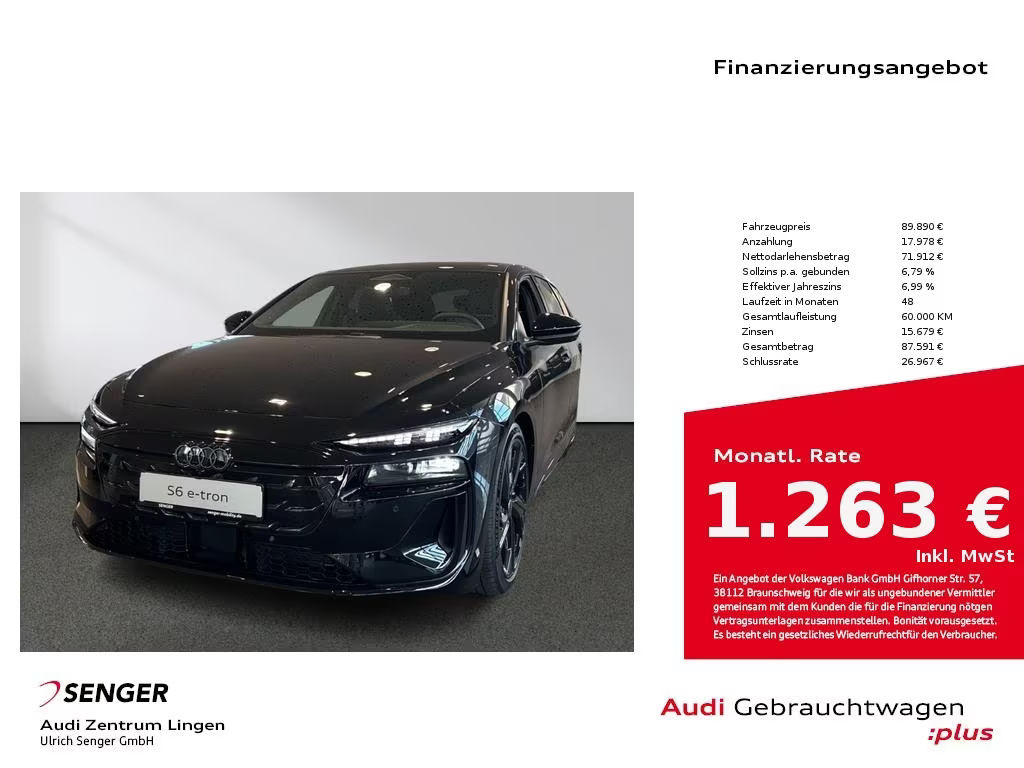 Audi S6 e-tron