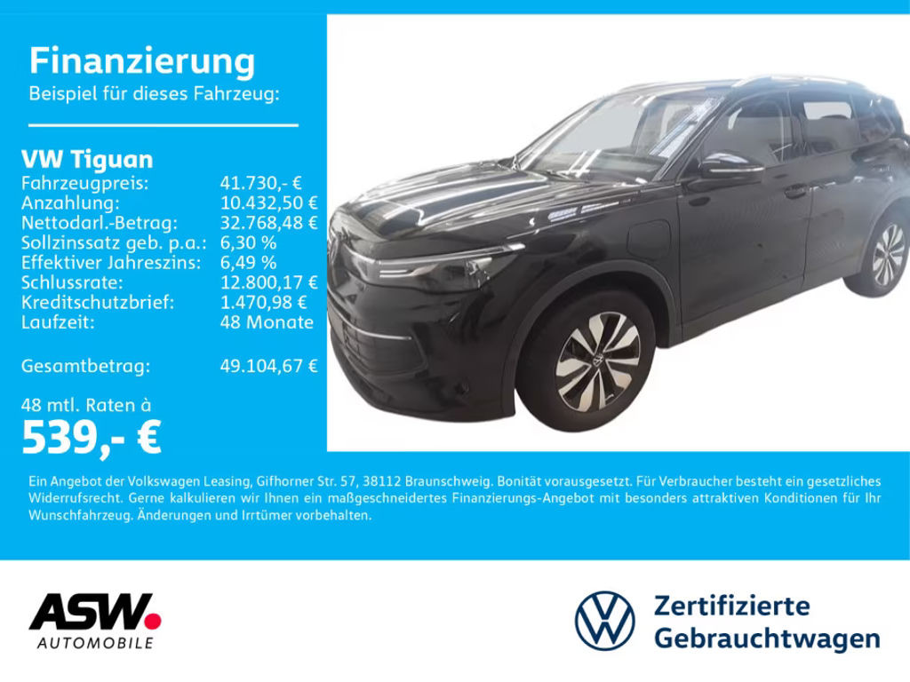 Volkswagen Tiguan 2025 Hybride Benzine