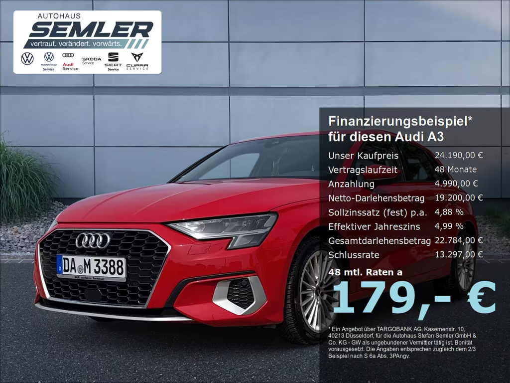 Audi A3 2023 Benzine
