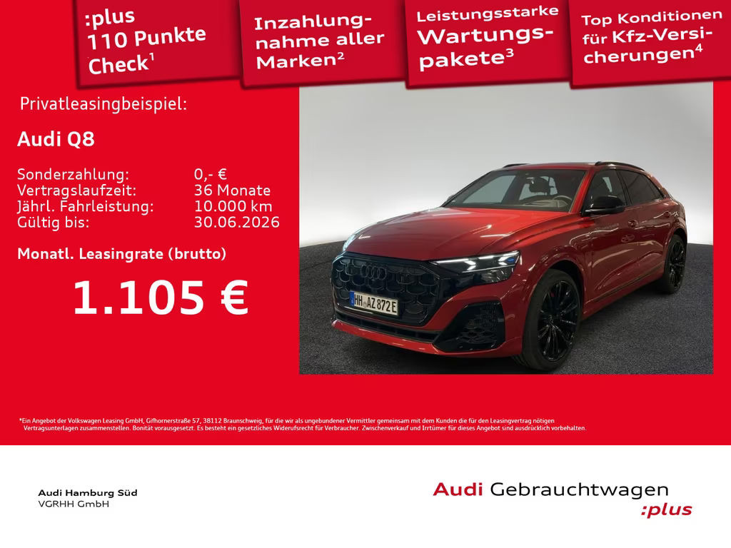 Audi Q8 2025 Hybride Benzine