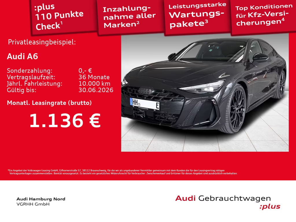 Audi A6 2026 Hybride Benzine