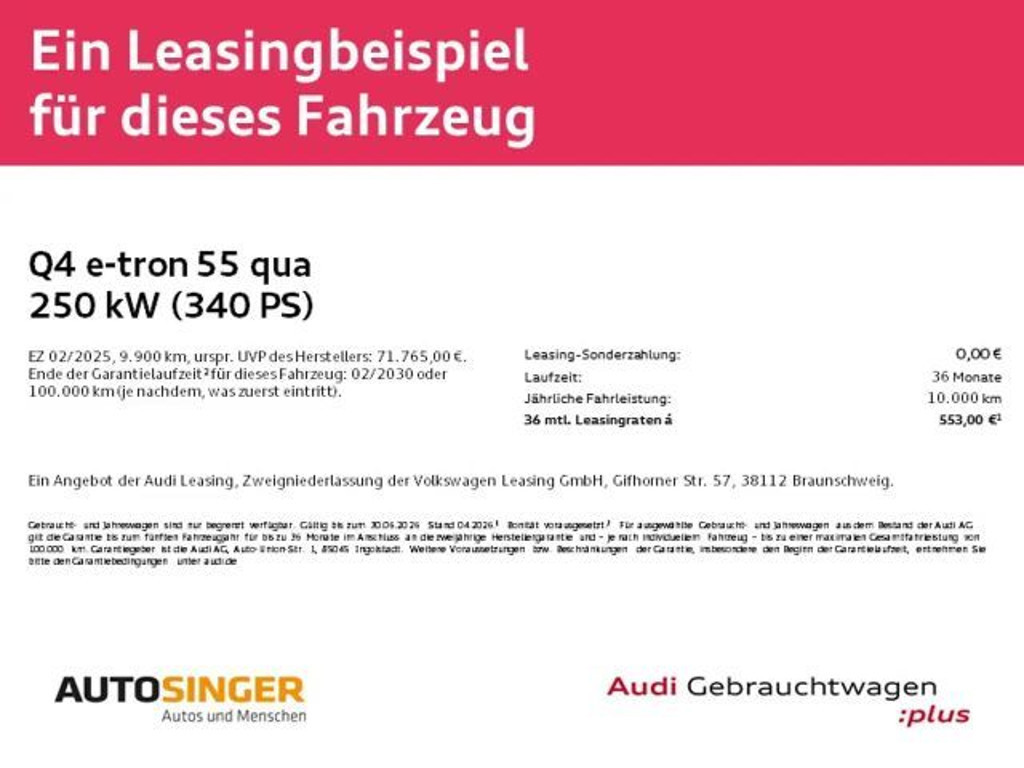 Audi Q4 e-tron