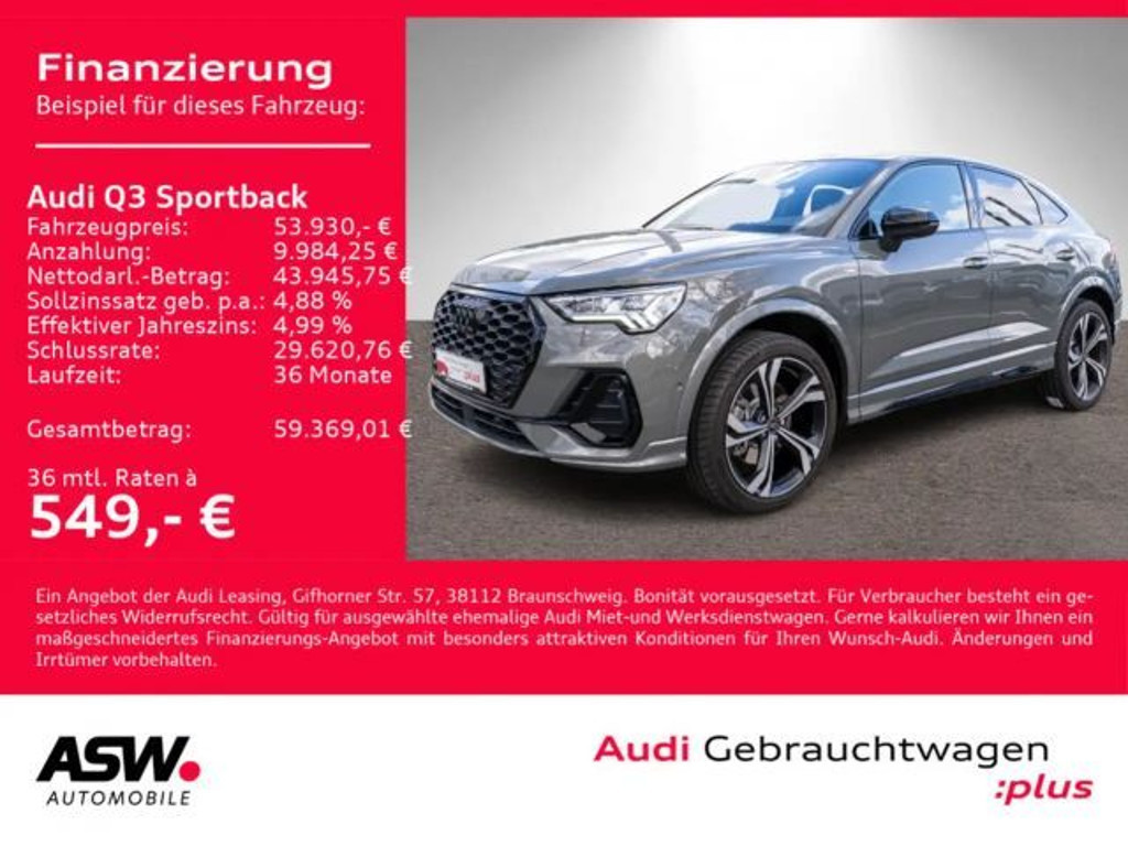 Audi Q3 2025 Benzine