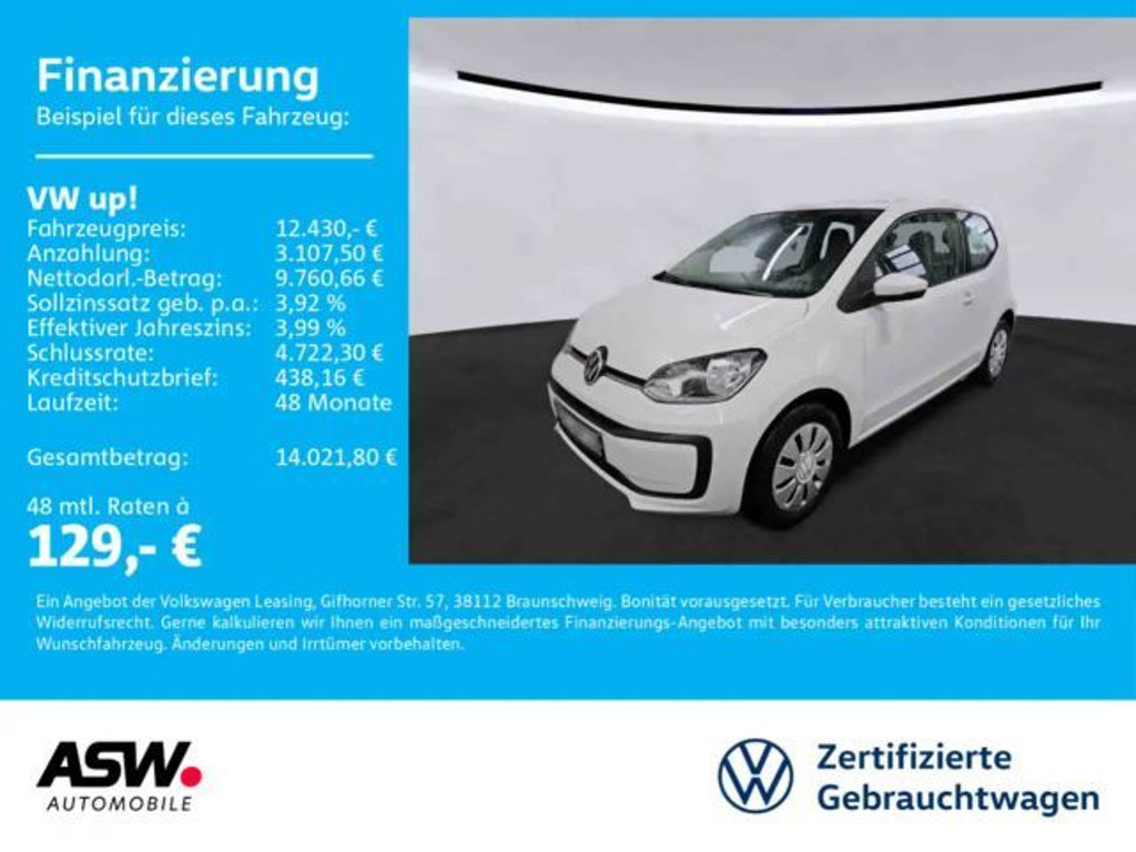 Volkswagen up! 2023 Benzine