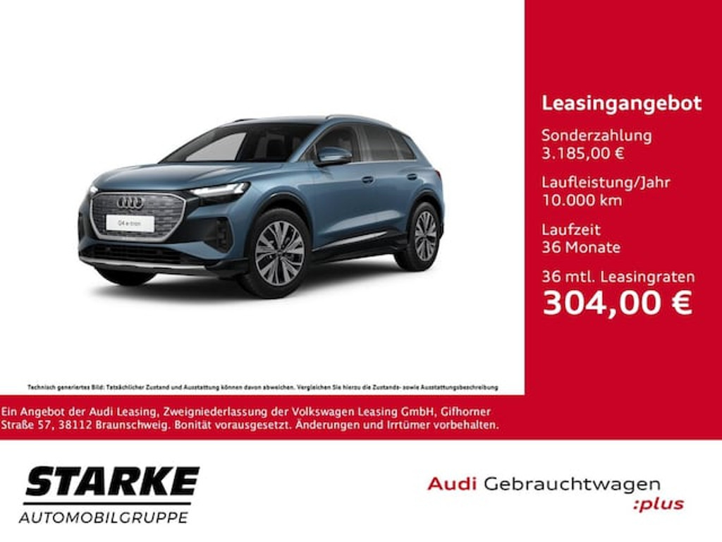 Audi Q4 e-tron 2022 Elektrisch