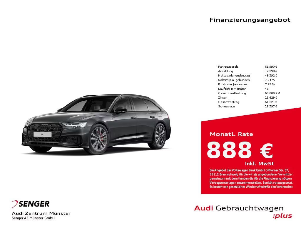 Audi A6 2025 Hybride Benzine