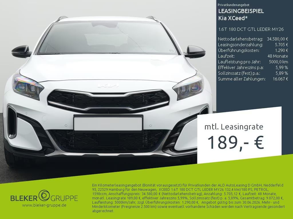 Kia XCeed 2026 Benzine