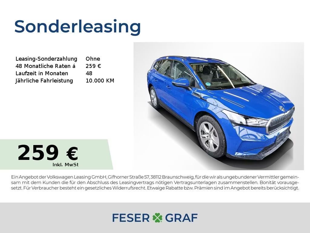 Skoda Enyaq iV 2023 Elektrisch