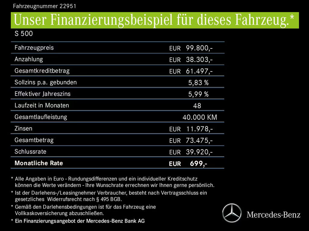 Mercedes-Benz S-Klasse