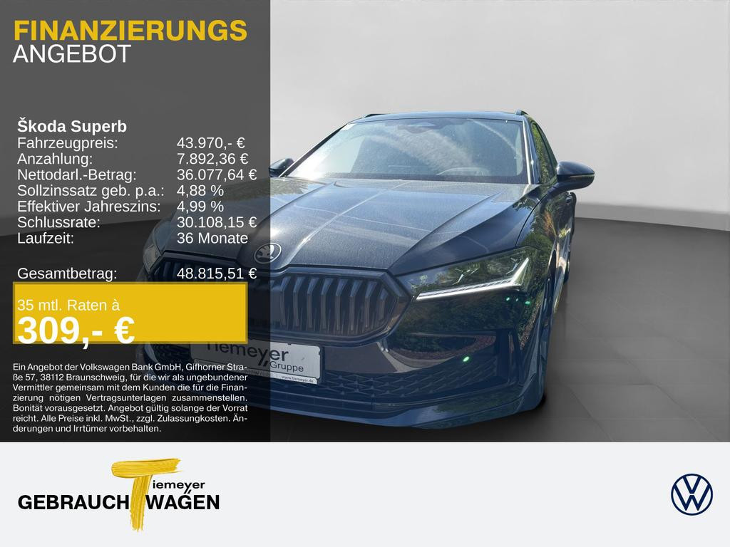 Skoda Superb 2025 Hybride Benzine