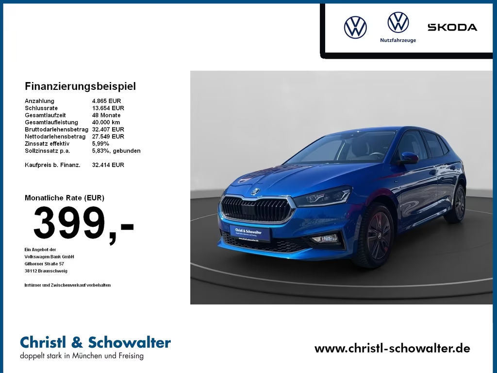 Skoda Fabia 2025 Benzine