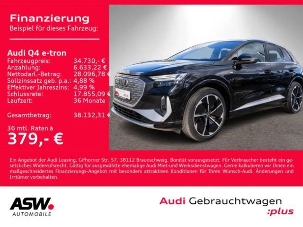 Audi Q4 e-tron 2023 Elektrisch