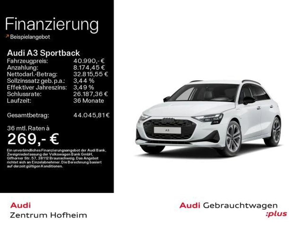 Audi A3 2025 Hybride Benzine