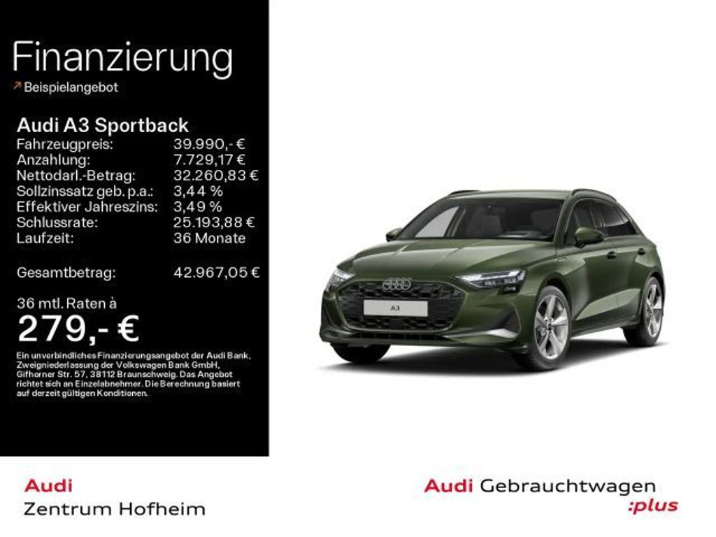 Audi A3 2025 Hybride Benzine