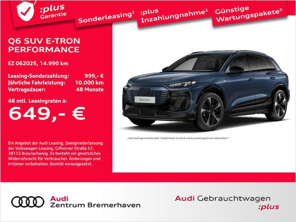 Audi Q6 e-tron 2025 Elektrisch