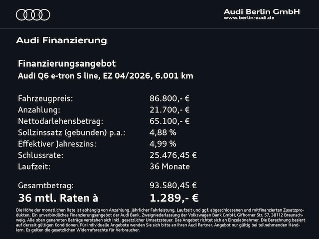Audi Q6 e-tron
