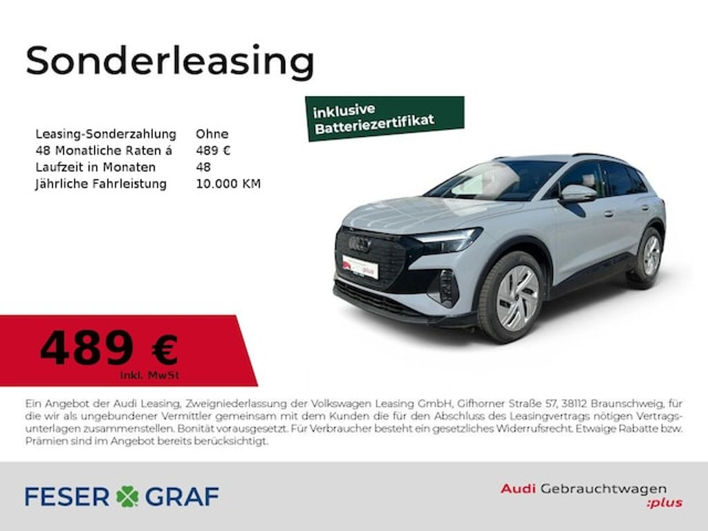 Audi Q4 e-tron 2025 Elektrisch