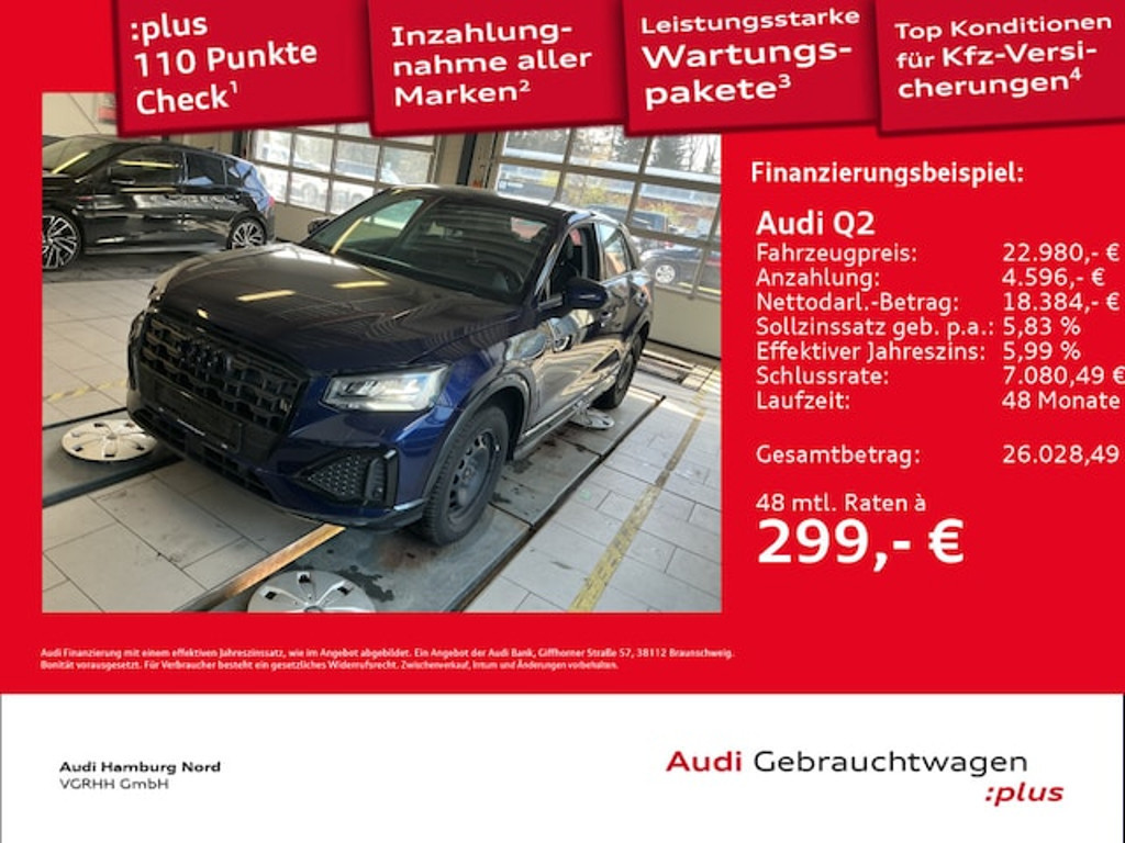 Audi Q2 2022 Benzine