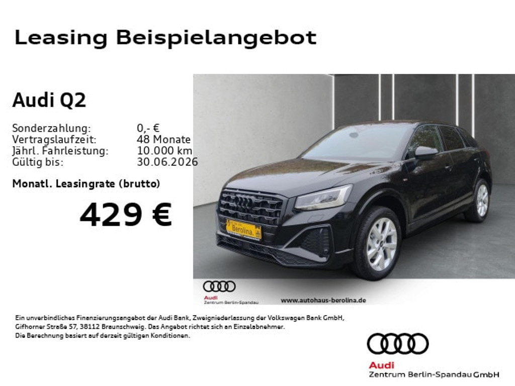 Audi Q2 2025 Benzine