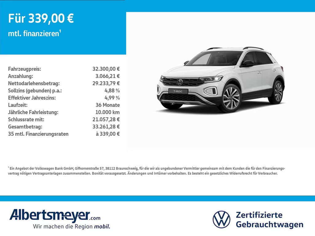Volkswagen T-Roc 2025 Benzine