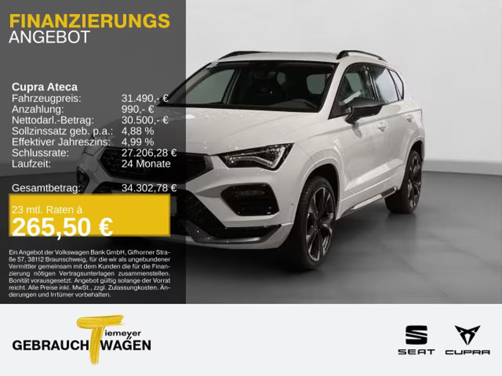 Cupra Ateca 2025 Benzine