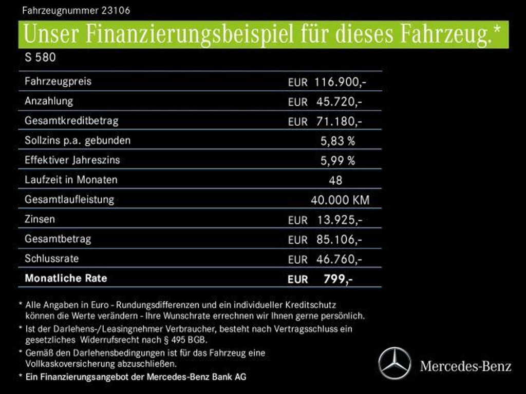 Mercedes-Benz S-Klasse