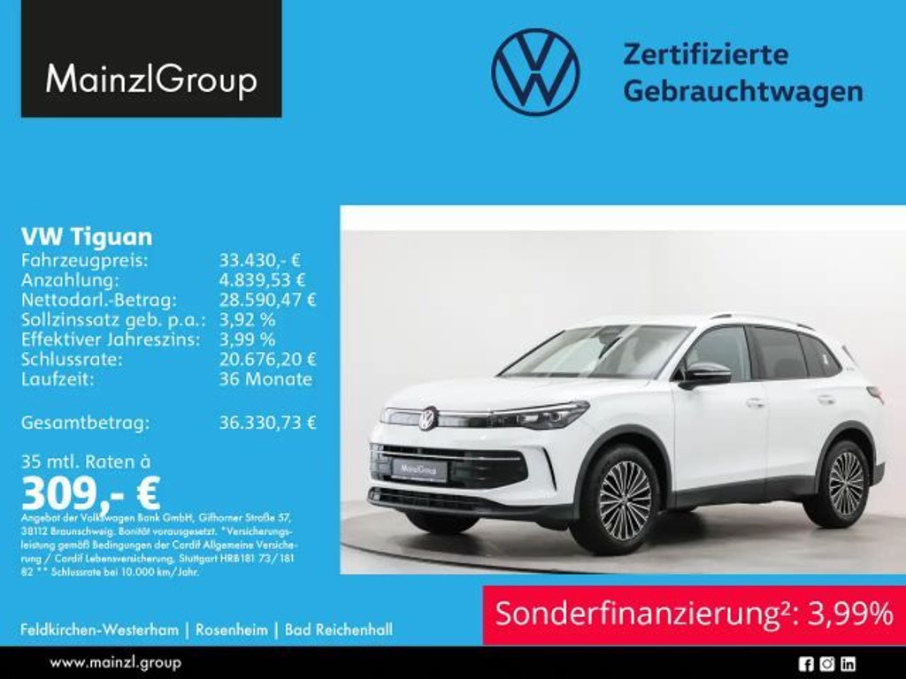Volkswagen Tiguan 2025 Benzine