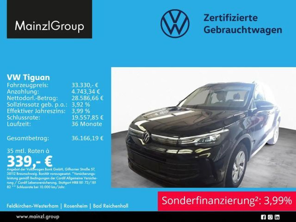 Volkswagen Tiguan 2025 Benzine