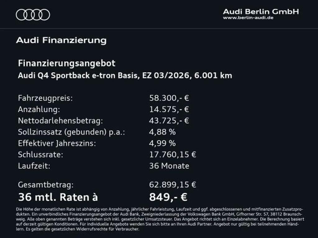 Audi Q4 e-tron